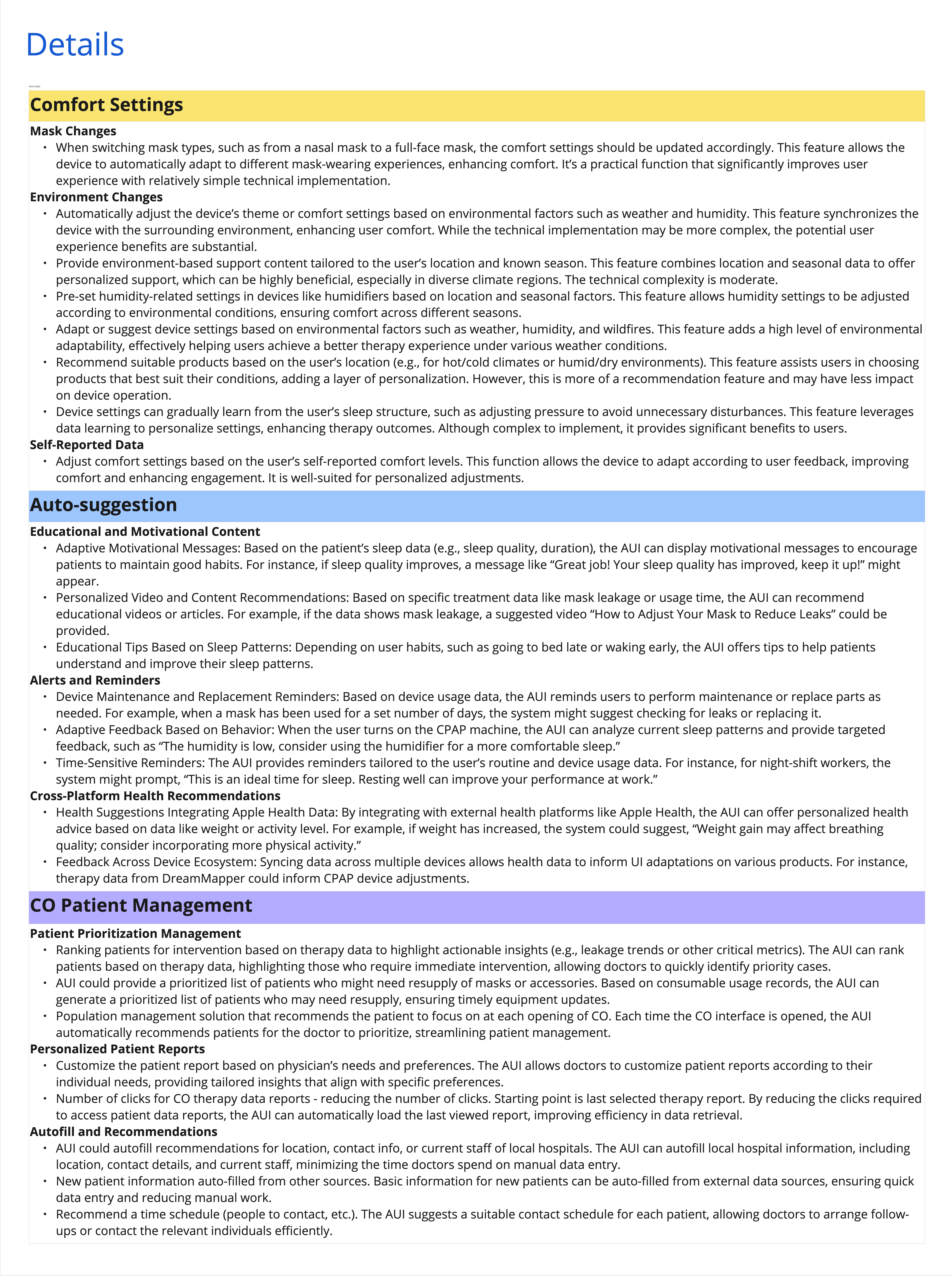 AUI solutions proposal